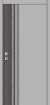 Дверь FТ.22.S "Avangard" со стекл. краш.по RAL (белое) с худ.рис.