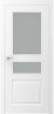 Дверь "DUO 2G" белая со стеклом