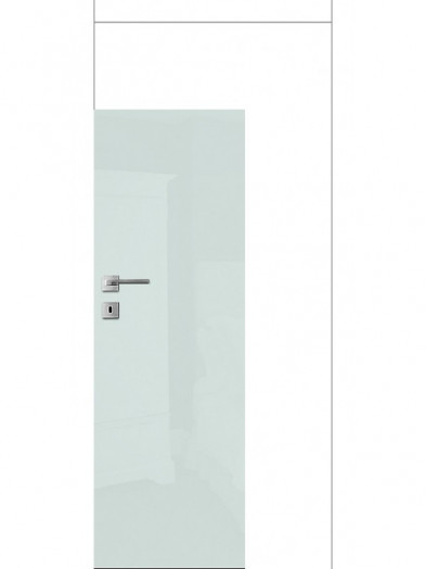 Дверь FТ.2.S "Avangard" со стеклом "Лакобель" (белое, черное)